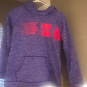 Under Armour girls hooded sweatshirt size YL